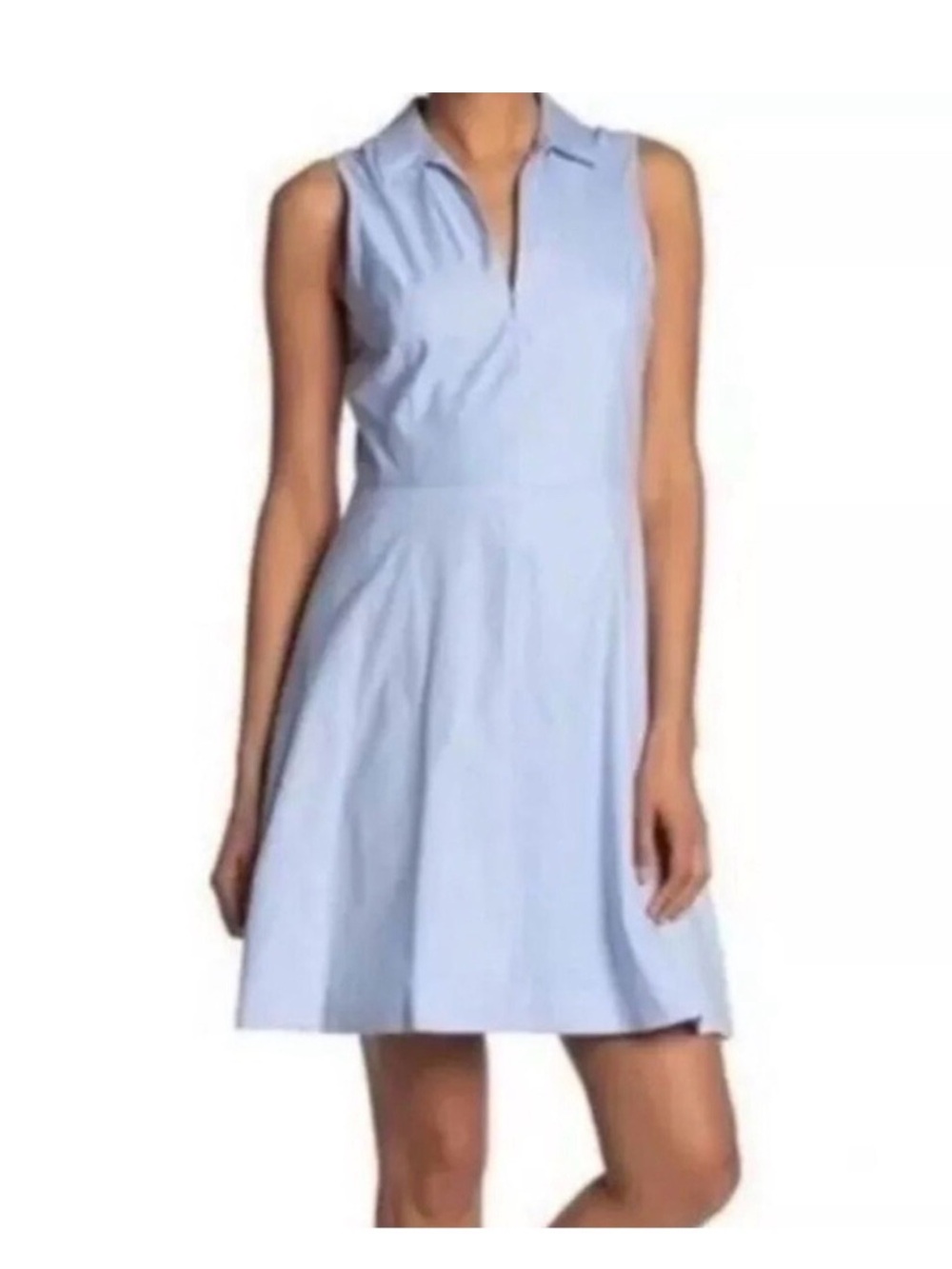 Theory Cahliway Collared Flare Dress Size 4